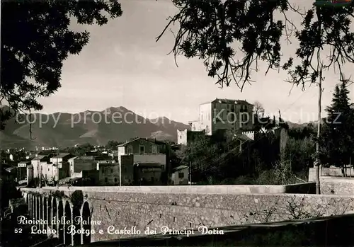 AK / Ansichtskarte Loano Borgo e Castello dei Principi Doria Riviera delle Palme Kat. Italien