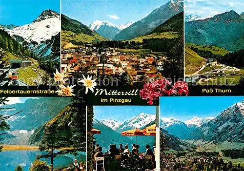AK / Ansichtskarte Mittersill Oberpinzgau Felbertauernstrasse Pass Thurn Bergsee Alpenpanorama Kat. Mittersill