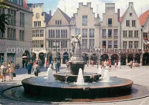 AK / Ansichtskarte Muenster Westfalen Lambertusbrunnen Universitaetsstadt Kat. Muenster