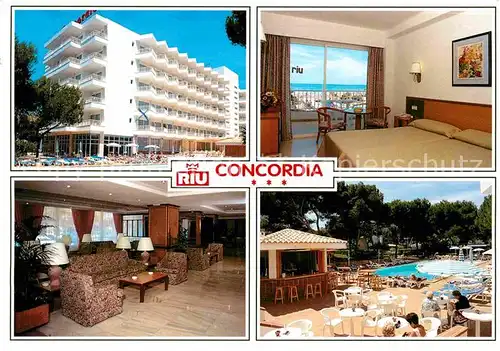 AK / Ansichtskarte Playa de Palma Mallorca Hotel Riu Concordia Swimming Pool Kat. Spanien