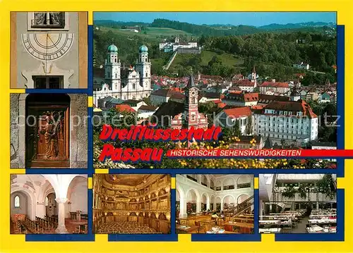 AK / Ansichtskarte Passau Stadtbild Dreifluessestadt Historische Sehenswuerdigkeiten Kat. Passau