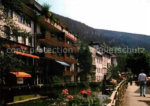 AK / Ansichtskarte Bad Wildbad Partie am Fluss Kat. Bad Wildbad