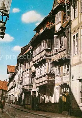 AK / Ansichtskarte Alt Hildesheim Eckemekerstrasse Alte Haeuser