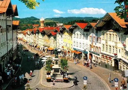 AK / Ansichtskarte Bad Toelz Altstadt mit historischer Marktstrasse Denkmal Kat. Bad Toelz