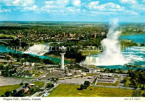AK / Ansichtskarte Niagara Falls Ontario Aerial view Kat. Niagara Falls Canada