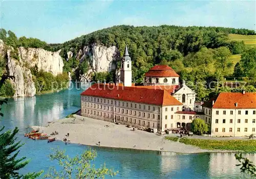 AK / Ansichtskarte Weltenburg Kelheim Kloster am Donaudurchbruch Felsen Kat. Kelheim
