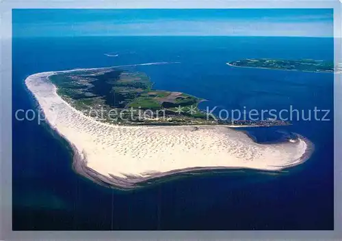 AK / Ansichtskarte Amrum Nordseeinsel Fliegeraufnahme Kat. Nebel