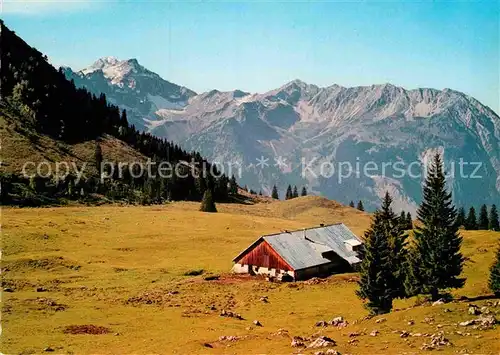 AK / Ansichtskarte Hinterstein Bad Hindelang Willersalpe am Jubilaeumsweg Allgaeuer Alpen