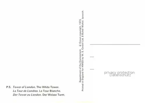 AK / Ansichtskarte London Tower of London White Tower Kat. City of London