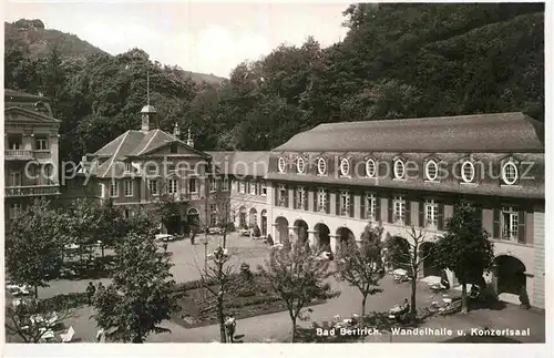 AK / Ansichtskarte Bad Bertrich Wandelhalle Konzertsaal Kat. Bad Bertrich