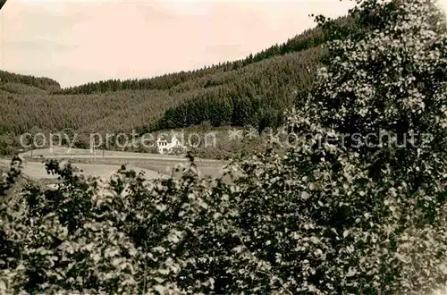 AK / Ansichtskarte Berghausen Wittgenstein Gasthaus Gruenewald Kat. Bad Berleburg