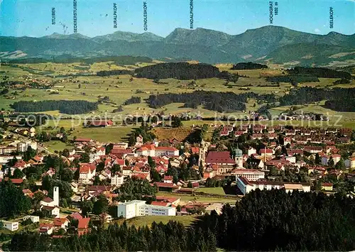 AK / Ansichtskarte Lindenberg Allgaeu Fliegeraufnahme Kat. Lindenberg i.Allgaeu