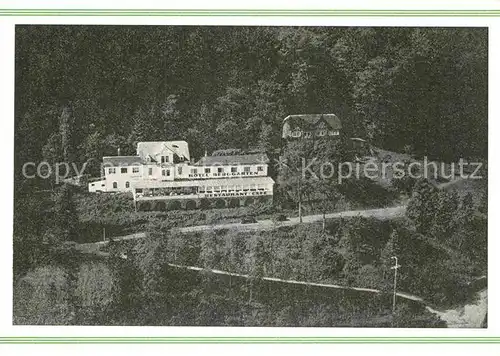 AK / Ansichtskarte Biedenkopf Waldhotel Berggarten Fliegeraufnahme Kat. Biedenkopf