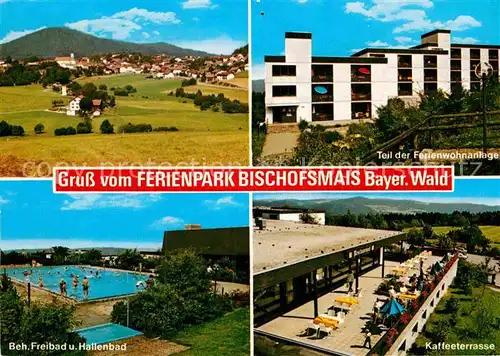 AK / Ansichtskarte Bischofsmais Freibad Hallenbad Ferienwohnungen Kat. Bischofsmais