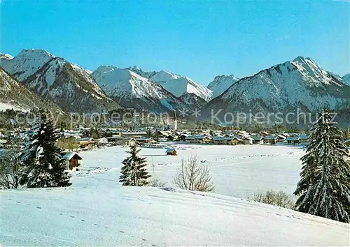 AK / Ansichtskarte Oberstdorf mit Riffenkopf Kegelkopf oefnerspitze Krottenkopf Kat. Oberstdorf