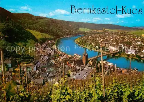 AK / Ansichtskarte Bernkastel Kues Moselpartie vom Doctor Weinberg Kat. Bernkastel Kues