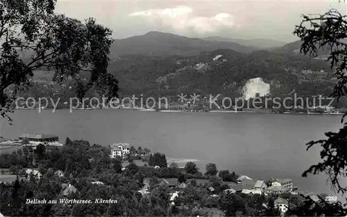 AK / Ansichtskarte Dellach Woerthersee Panorama Alpen