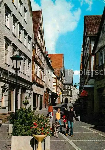 AK / Ansichtskarte Alsfeld Mainzer Gasse Altstadt Fachwerkhaeuser Kat. Alsfeld