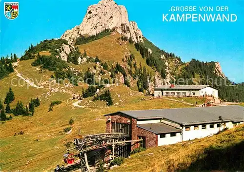 AK / Ansichtskarte Kampenwand Chiemgau Westgipfel Bergstation Kampenwandbahn Berggasthof Kat. Aschau i.Chiemgau