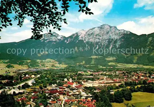 AK / Ansichtskarte Bad Reichenhall Panorama Blick zum Staufen Chiemgauer Alpen Kat. Bad Reichenhall