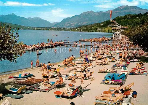 AK / Ansichtskarte Millstatt Millstaettersee Strandbad Alpen Kat. Millstatt Millstaetter See