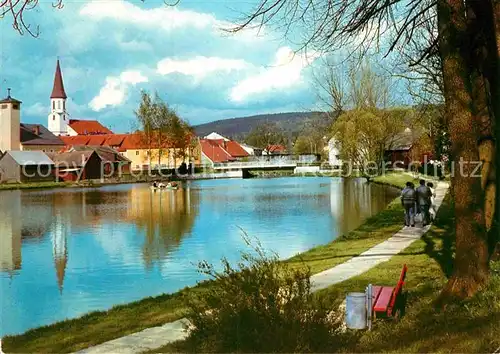 AK / Ansichtskarte Schoensee Parkanlage am Hahnenweiher Kat. Schoensee