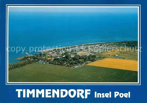 AK / Ansichtskarte Timmendorf Insel Poel Fliegeraufnahme Kat. Insel Poel
