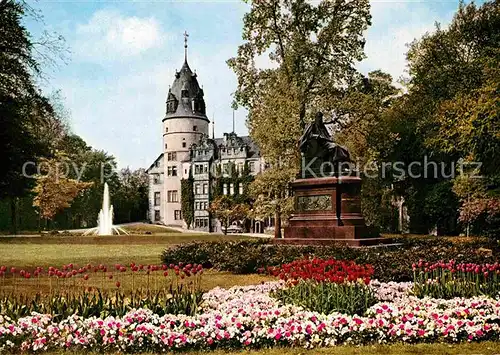 AK / Ansichtskarte Detmold Schlosspark Schloss Denkmal Kat. Detmold