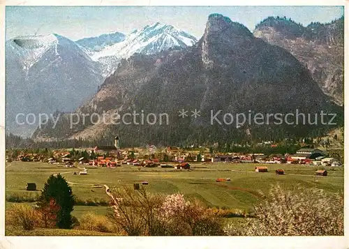 AK / Ansichtskarte Oberammergau Panorama Kat. Oberammergau