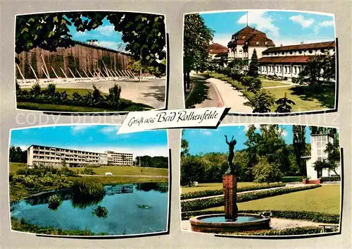 AK / Ansichtskarte Bad Rothenfelde Saline Kurhaus Kurpark Brunnen Kat. Bad Rothenfelde