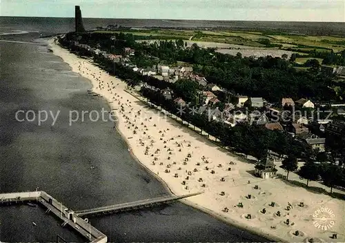 AK / Ansichtskarte Laboe Ostseebad Fliegeraufnahme mit Marine Ehrenmal