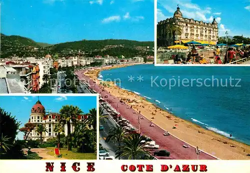 AK / Ansichtskarte Nice Alpes Maritimes Hotel Strand Park Kat. Nice