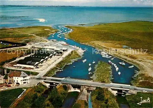 AK / Ansichtskarte Le Vivier sur Mer Fliegeraufnahme Port de Peche Kat. Le Vivier sur Mer