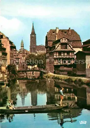 AK / Ansichtskarte Strasbourg Alsace Klein Frankreich und das Muenster Kat. Strasbourg