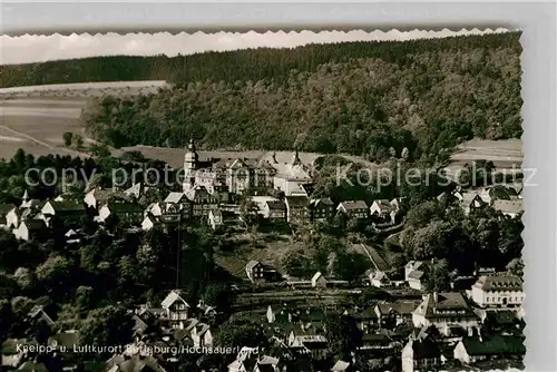 AK / Ansichtskarte Berleburg Bad Fliegeraufnahme Schloss Kat. Bad Berleburg