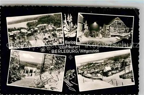 AK / Ansichtskarte Berleburg Bad Panoramen Winterlandschaften Kat. Bad Berleburg