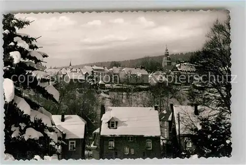 AK / Ansichtskarte Berleburg Bad Panorama Winter Kat. Bad Berleburg