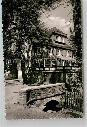 AK / Ansichtskarte Schwarzenau Eder Ahrfeld Gasthof Pension Henk Kat. Bad Berleburg