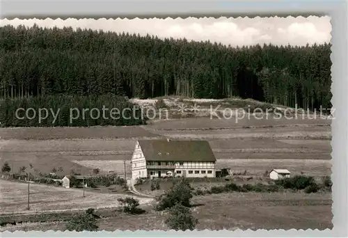 AK / Ansichtskarte Berleburg Bad Pension Hof Steinbach Kat. Bad Berleburg