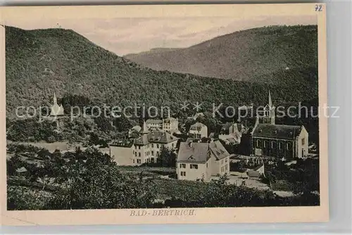 AK / Ansichtskarte Bad Bertrich Panorama Kat. Bad Bertrich