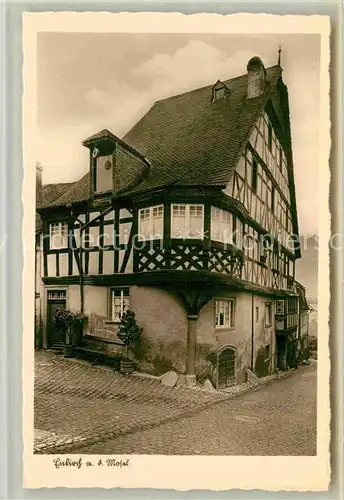 AK / Ansichtskarte Enkirch Mosel Fachwerkgiebel Kat. Enkirch