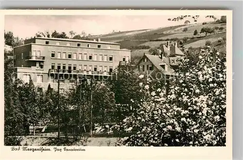 AK / Ansichtskarte Mergentheim Bad Sanatorium Kat. Bad Mergentheim