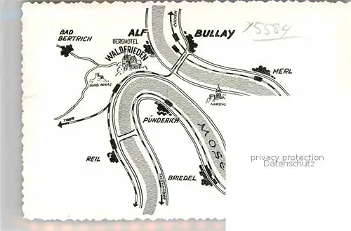 AK / Ansichtskarte Alf Mosel Berghotel Waldfrieden Kat. Alf