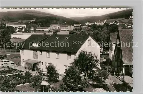 AK / Ansichtskarte Berleburg Bad Pension Haus Langenbach Kat. Bad Berleburg