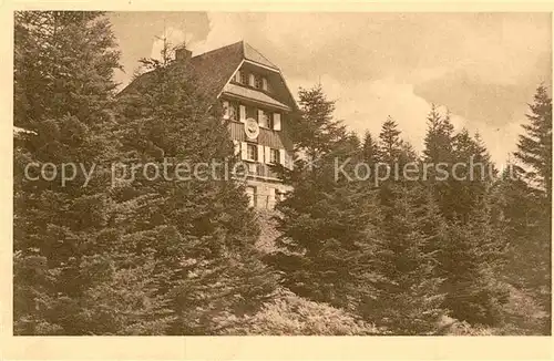 AK / Ansichtskarte Karlsruhe Baden Naturfreundehaus Badener Hoeh