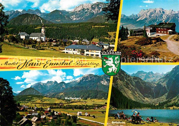Ak Ansichtskarte Weissenbach Enns Markt Haus Ennstal Ruperting
