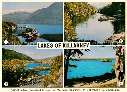 AK / Ansichtskarte Killarney Kerry Lakes Colleen Bawn Rock Kat. Killarney