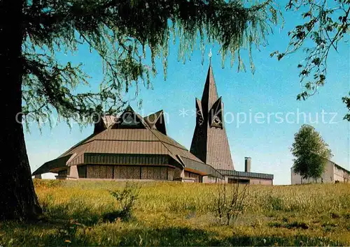 AK / Ansichtskarte Buchbach Muehldorf Inn St. Laurentius Pfarrkirchen Achitekt Gerd Mantke Kat. Buchbach