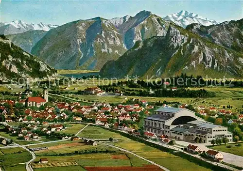 AK / Ansichtskarte Oberammergau Fliegeraufnahme mit Kofel und Noth Kat. Oberammergau