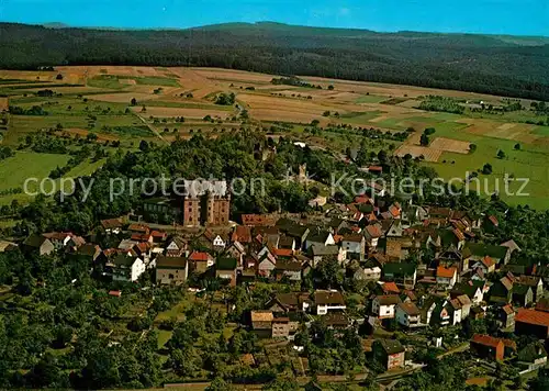 AK / Ansichtskarte Staufenberg Hessen Fliegeraufnahme mit Burg Kat. Staufenberg
